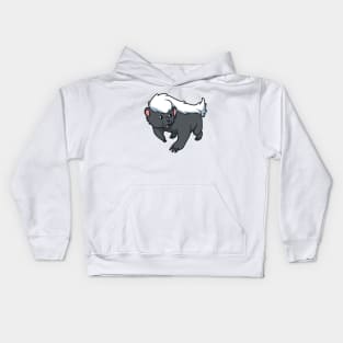 Kawaii honey badger Kids Hoodie